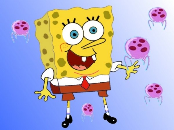 Губка Боб картинки прикольные