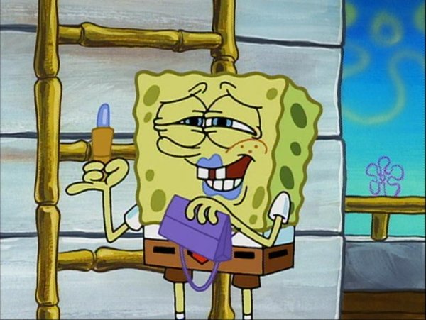 Губка Боб порванные штаны