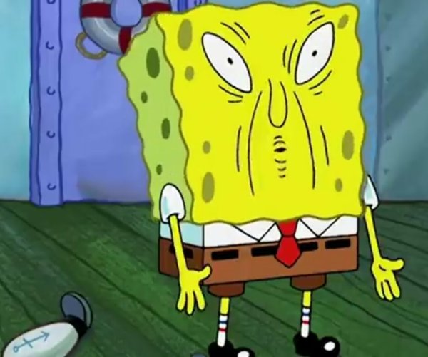 Губка Боб рыгает