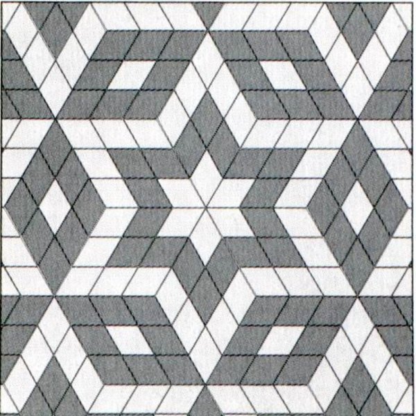 Узоры тротуарной плитки ромб