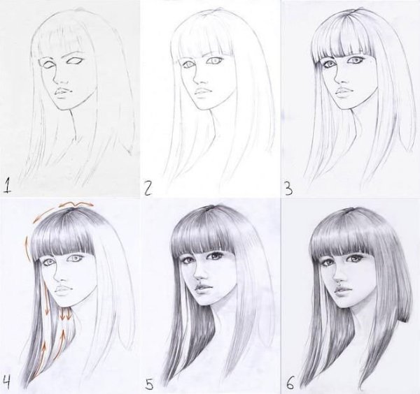 Аниме прически