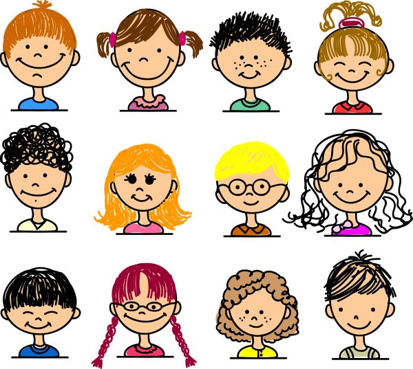 Рожицы детей