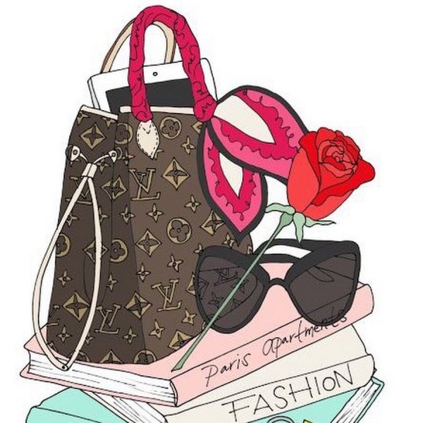 Иллюстрация женские аксессуары