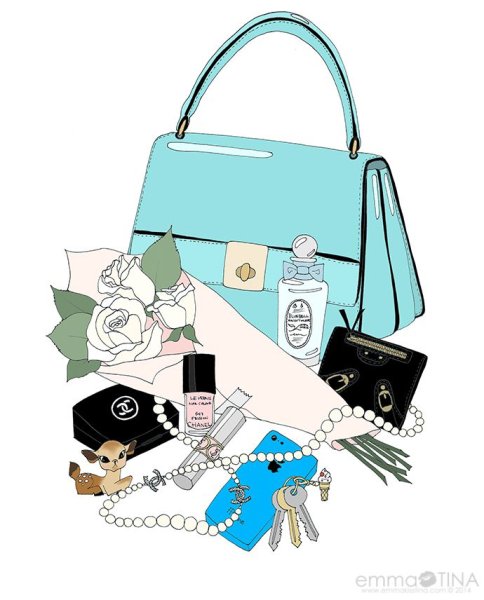 Аксессуары иллюстрация