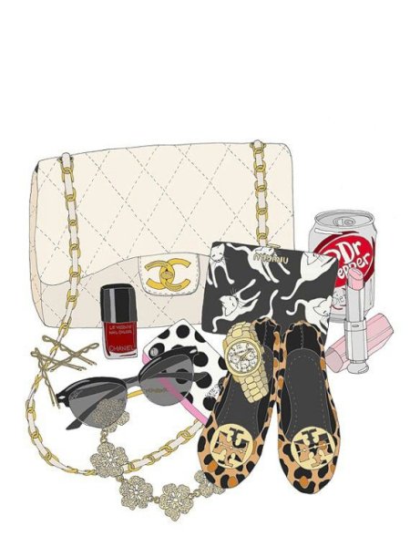 Шанель иллюстрации