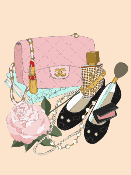 Модные эскизы аксессуары