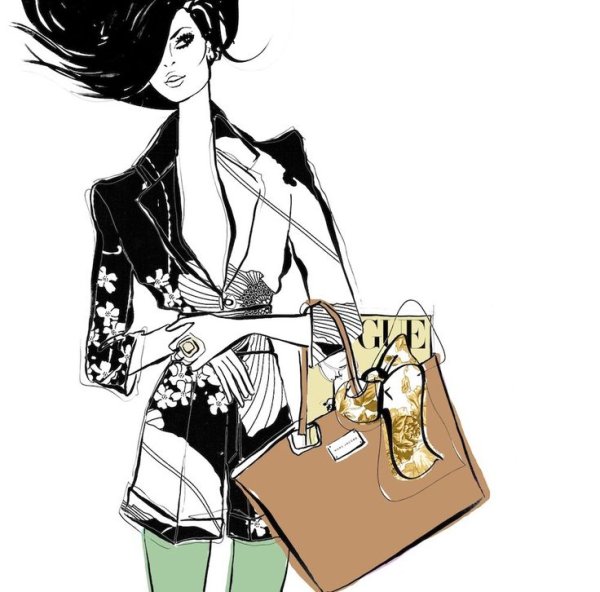 Иллюстрация женские аксессуары