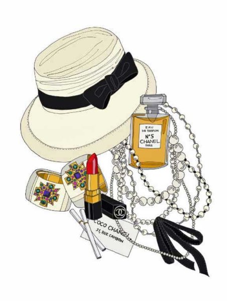 Винтажные модные иллюстрации