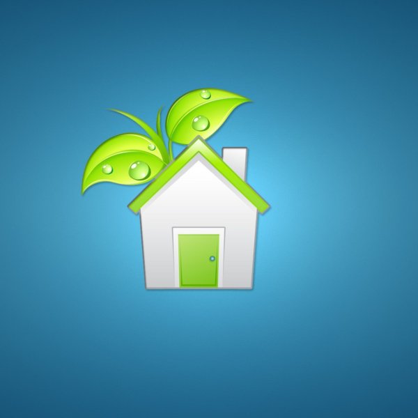 Зеленый домик