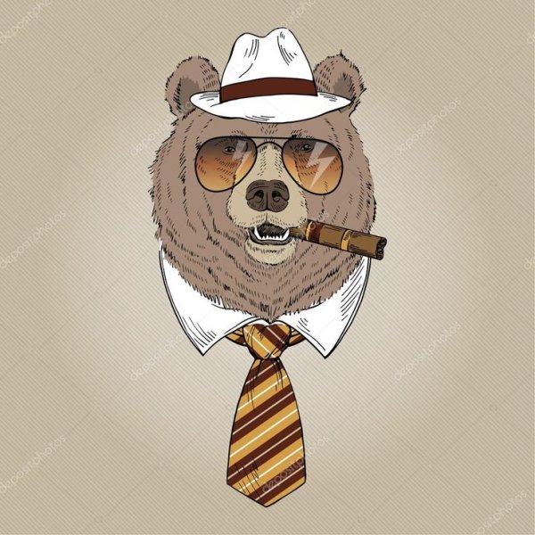 Медвежонок в очках