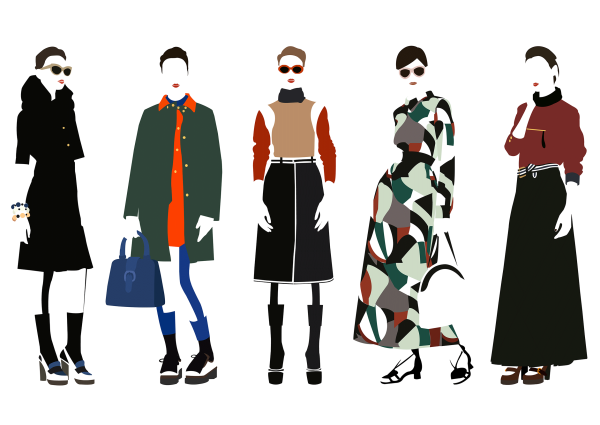 Трапециевидный силуэт в одежде