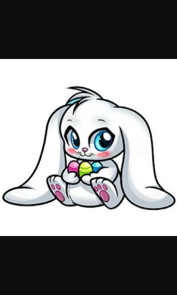 Милый зайчик для срисовки