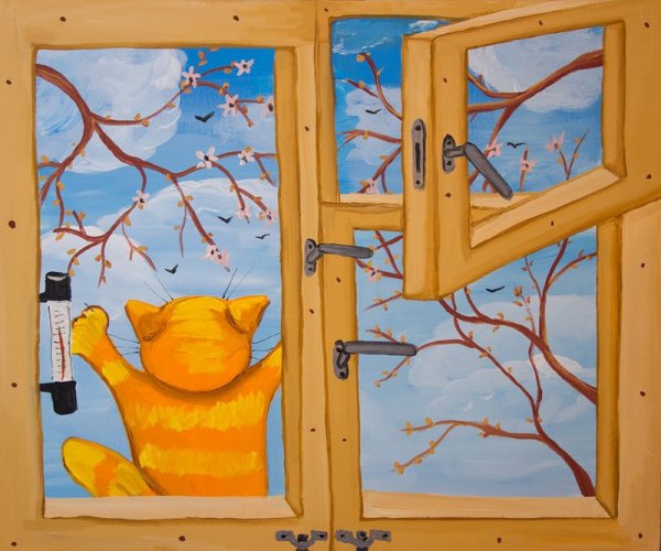 Картины Васи Ложкина Весна