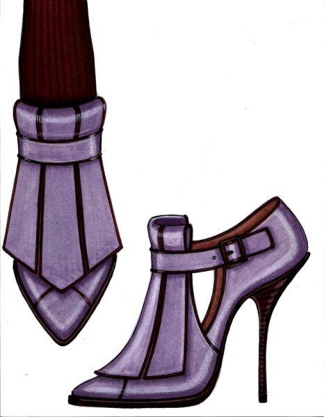 Обувь для срисовки