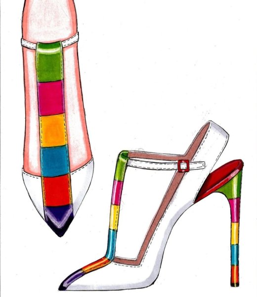 Дизайн обуви эскизы