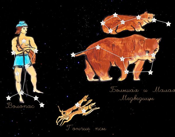 Большая Медведица и Волопас