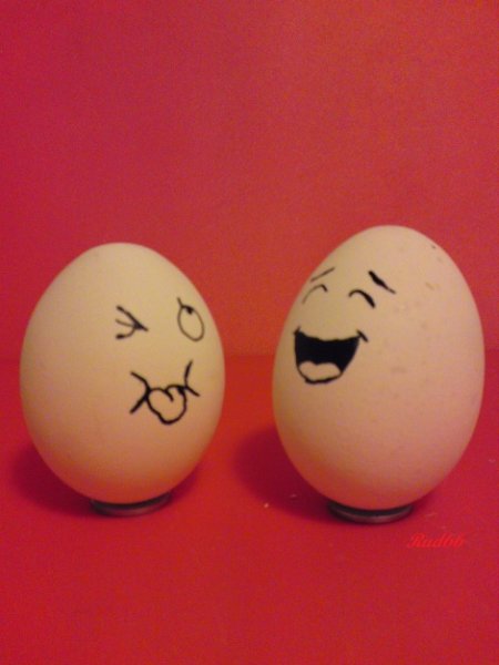Яйца на Пасху смешные