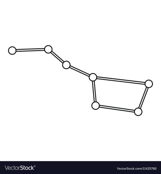 Ковш большой медведицы схема