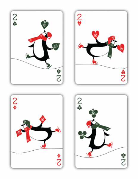 Новогодняя колода карт