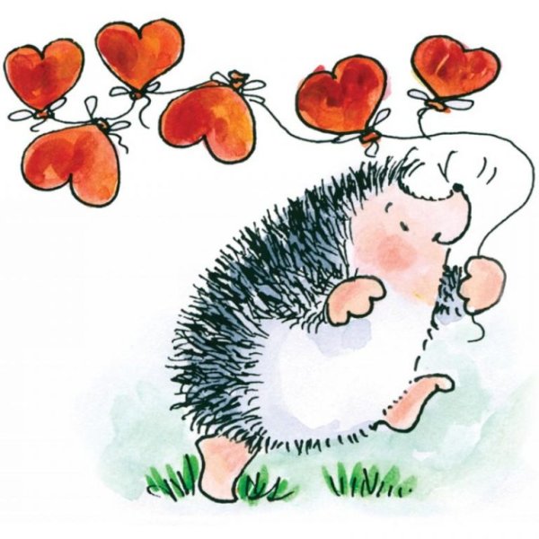 Иллюстрации ежиков Penny Black