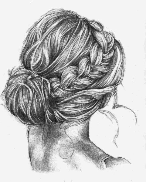Косичка рисунок