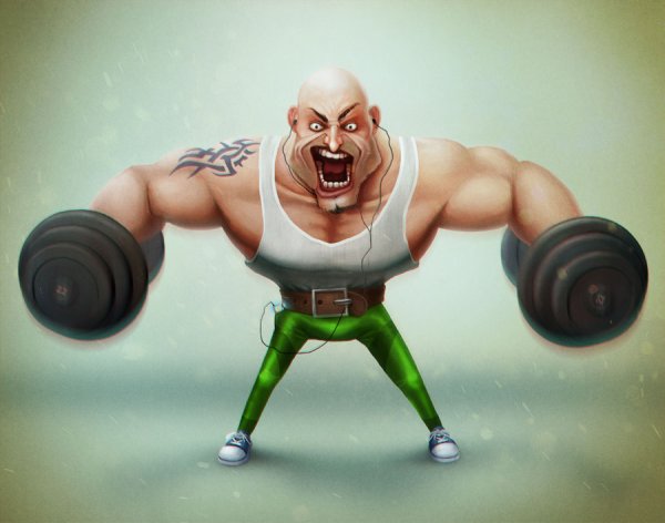Силач мультяшный