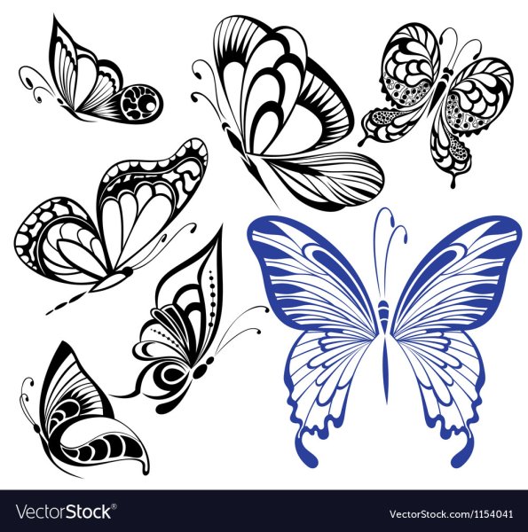 Стилизация бабочки