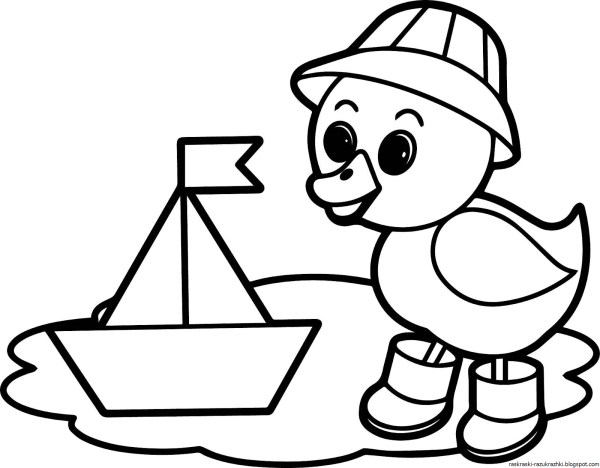 Раскраски для малышей