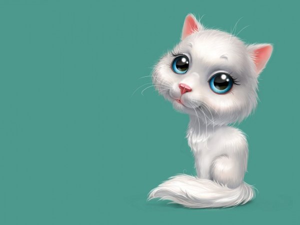 Кошка мультяшка