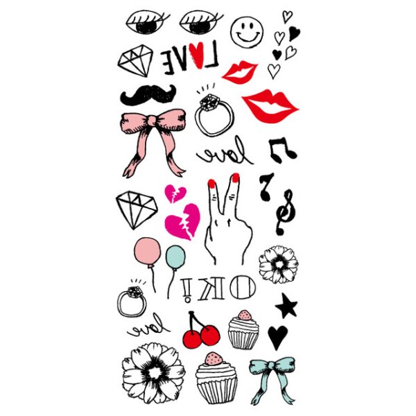 Рисунки для временных татуировок