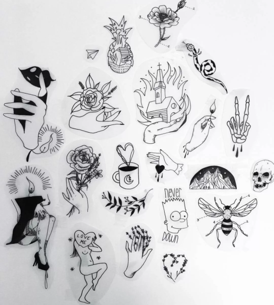 Тату эскизы небольшие