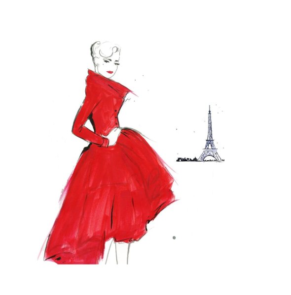 Эскизы Кристиана Диора