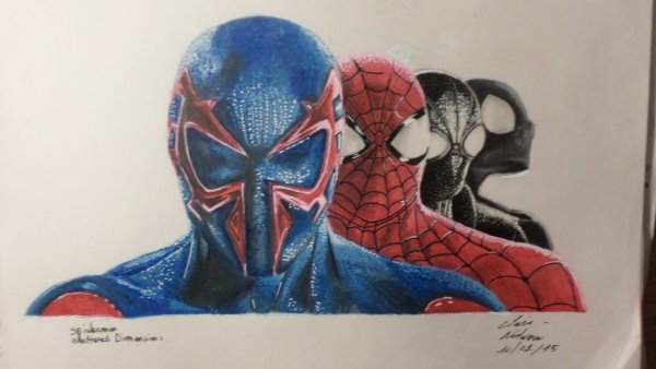 Человек паук рисунок