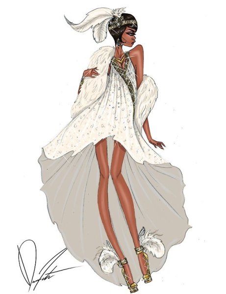 Нарисовать Диснеевских принцесс