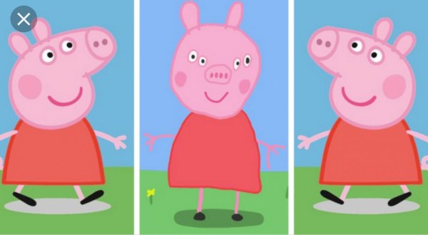 Свинка Пеппа с четырьмя глазами