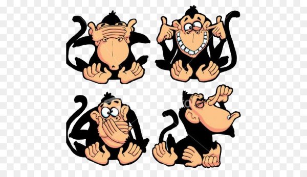 Прикольные рисунки обезьян