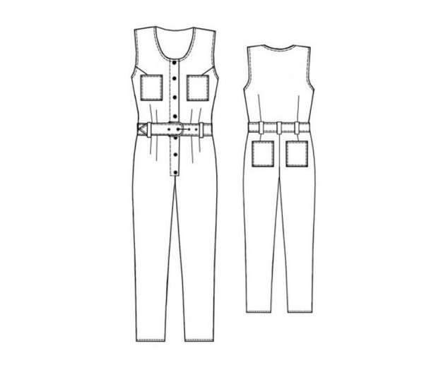 Моделирование комбинезона женского