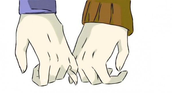 Помирились рисунок