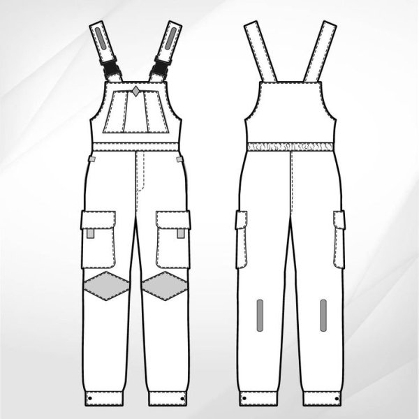 Эскиз комбинезона
