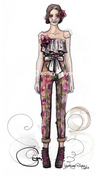 Выкройка полукомбинезон 128р