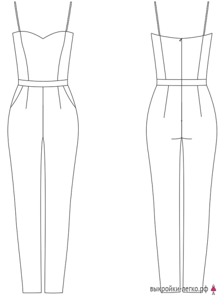 Эскиз повседневной одежды