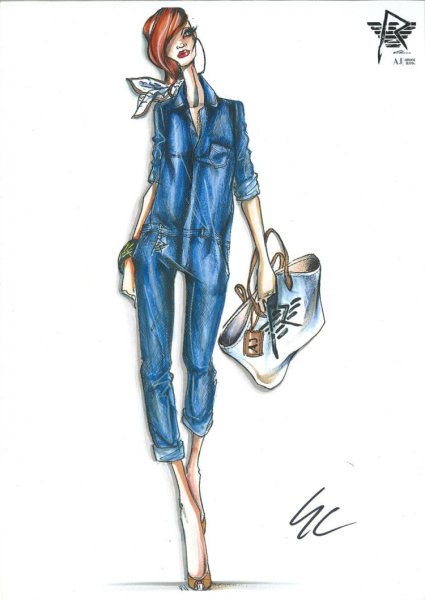 Эскиз комбинезона