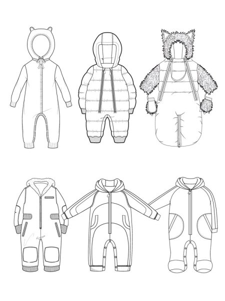 Раскройка комбинезона