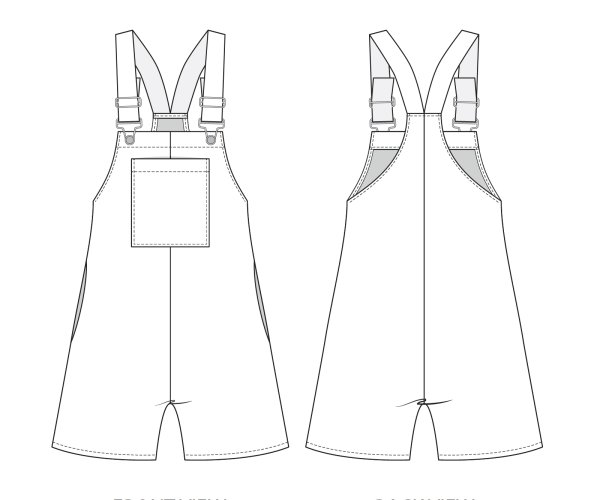 Эскиз комбинезона