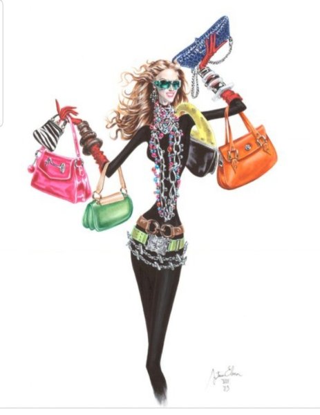 Гламурные иллюстрации