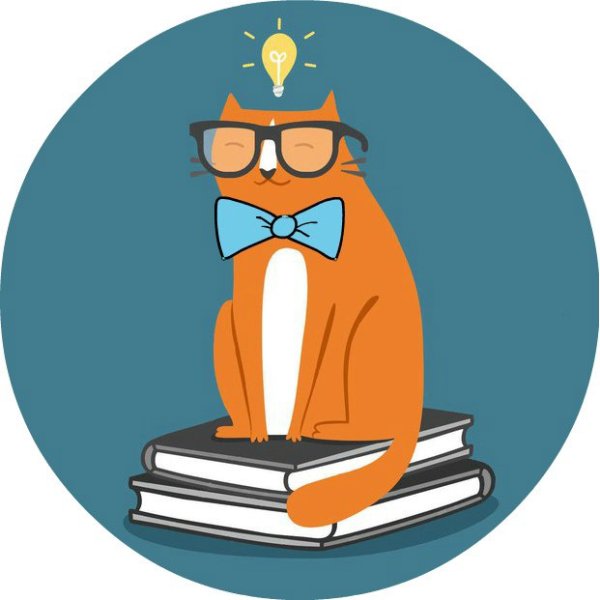 Кот ученый мультяшный