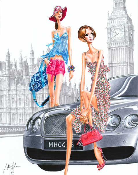 Модные иллюстрации