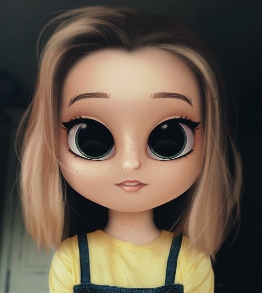 Милые мультяшные девочки