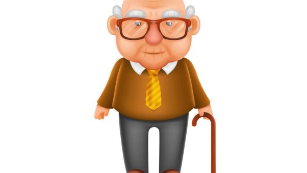 Мультяшный дед