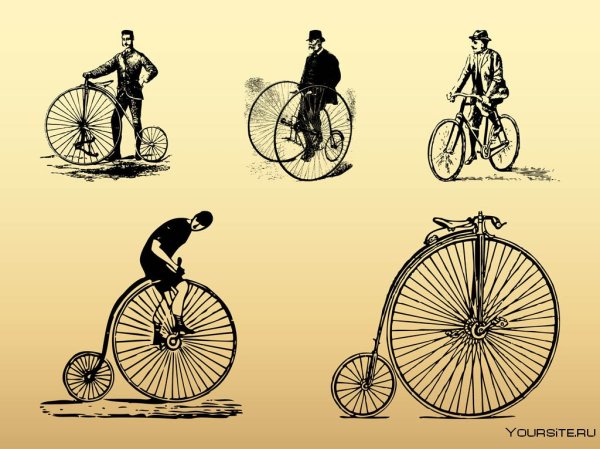 Велосипед с большим колесом